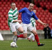 24 February 2007; Paul McAreavey, Linfield, in action against Sean Armstrong, Donegal Celtic. Irish League, Linfield v Donegal Celtic, Windsor Park, Belfast, Co Antrim. Picture Credit: Oliver McVeigh / SPORTSFILE