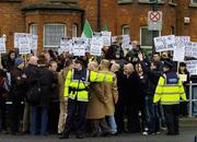 24 February 2007; Republican Sinn Fein supporters outside Croke Park before the Ireland v England Six Nations game. Croke Park, Dublin. Picture Credit: Brian Lawless / SPORTSFILE