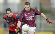 25 February 2007; Derek Heavin, Westmeath, in action against Aidan Carr, Down. Allianz National Football League, Division 1B, Round 3, Westmeath v Down, Cusack Park, Mullingar, Co. Westmeath. Picture Credit: David Maher / SPORTSFILE