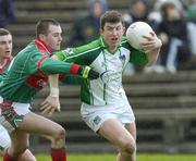 25 February 2007; John Cooke, Limerick, in action against Enda Devenney, Mayo. Allianz National Football League, Division 1A, Round 3, Mayo v Limerick, McHale Park, Castlebar, Mayo. Picture Credit: Matt Browne / SPORTSFILE