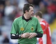 25 February 2007; Referee Syl Doyle. Allianz National Football League, Division 1B, Round 3, Laois v Louth, O'Moore Park, Portlaoise, Co. Laois. Photo by Sportsfile