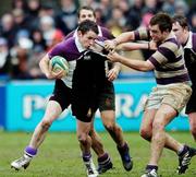 5 March 2007; Daragh Byrne, Terenure College, has his shirt pulled by Bryan O'Keeffe, Clongowes College. Leinster Schools Senior Cup Semi-Final, Clongowes College v Terenure College, Donnybrook, Dublin. Photo by Sportsfile