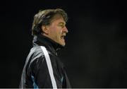 26 September 2014; UCD manager Aaron Callaghan. SSE Airtricity League Premier Division, UCD v Dundalk, Belfield Bowl, UCD, Belfield, Dublin. Picture credit: Pat Murphy / SPORTSFILE