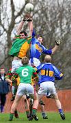 2 March 2007; Shane Forde, St Pat's, in action against John Dalton, Carlow IT. Ulster Bank Trench Cup Semi-Final, St Pat's v Carlow Institute of Technology, Queen's University, Belfast, Co. Antrim. Picture credit: Russell Pritchard / SPORTSFILE