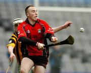 11 March 2007; Neil O'Connell, Clooney Gaels, in action against Padraig Forrestal, Danesfort. Danesfort (Kilkenny) v Clooney Gaels (Antrim), All-Ireland Junior Club Hurling Final, Croke Park, Dublin. Picture credit: David Maher / SPORTSFILE