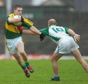 11 March 2007; Marc O Se, Kerry, in action against James Ryan, Limerick. Allianz National Football League, Division 1A Round 4, Kerry v Limerick, Fitzgerald Stadium, Killarney, Co. Kerry. Picture credit: Brendan Moran / SPORTSFILE