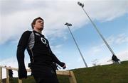 13 March 2007; Ireland's Brian O'Driscoll makes his way to squad training. St Gerard's School,  Bray, Co. Wicklow. Picture Credit: Brian Lawless / SPORTSFILE