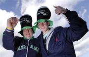 13 March 2007; Gerard Sweetman and his son Darren Sweetman from Balbriggan, Co. Dublin at the Cheltenham Racing Festival. Prestbury Park, Cheltenham, England. Photo by Sportsfile     *** Local Caption ***