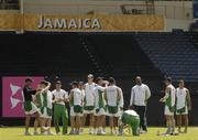 14 March 2007; The Ireland players and staff in conversation during team training ahead of the teams opening game of ICC Cricket World Cup 2007 against Zimbabwe. Sabina Park, Kingston, Jamaica Picture credit: Pat Murphy / SPORTSFILE