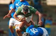 16 March 2007; Kevin Sheahan, Ireland, is tackled by Giulio Rubini, Italy. Italy v Ireland, U20 Six Nations Rugby Championship, Santa Colomba Stadium, Benevento, Italy. Picture credit: Matt Browne / SPORTSFILE