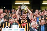 27 September 2014; Jackie Tyrrell, Kilkenny, lifts the Liam MacCarthy Cup. GAA Hurling All Ireland Senior Championship Final Replay, Kilkenny v Tipperary. Croke Park, Dublin. Picture credit: Pat Murphy / SPORTSFILE