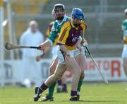 18 March 2007; Diarmuid Lyng, Wexford, in action against Gary Hanniffy, Offaly. Wexford v Offaly, Allianz National Hurling League, Division 1A, Round 3, Wexford Park, Wexford. Photo by Sportsfile