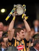 27 September 2014; Mark Kelly, Kilkenny, lifts the Liam MacCarthy cup. GAA Hurling All Ireland Senior Championship Final Replay, Kilkenny v Tipperary. Croke Park, Dublin. Picture credit: Stephen McCarthy / SPORTSFILE