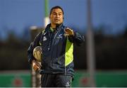 3 October 2014; Connacht head coach Pat Lam ahead of the game. Guinness PRO12, Round 5, Connacht v Cardiff Blues. The Sportsground, Galway. Picture credit: Ramsey Cardy / SPORTSFILE