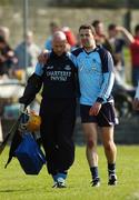 1 April 2007; Kevin O'Reilly, Dublin, leaves the field assisted by Chartered Physio Roberto Pelosi. Allianz National Hurling League, Division 1B Round 5, Tipperary v Dublin, McDonagh Park, Nenagh, Co. Tipperary. Picture credit: Ray McManus / SPORTSFILE