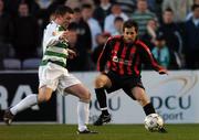 3 April 2007; Derek Pender, Shamrock Rovers, in action against Dessie Byrne, Bohemians. eircom League Premier Division, Bohemians v Shamrock Rovers, Dalymount Park, Dublin. Picture credit: David Maher / SPORTSFILE