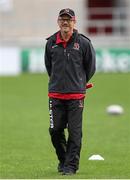 10 October 2014; Ulster acting head coach Les Kiss during the captain's run ahead of their side's Guinness PRO12, Round 6, match against Glasgow Warriors on Saturday. Kingspan Stadium, Ravenhill Park, Belfast, Co. Antrim. Picture credit: John Dickson / SPORTSFILE