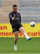 10 October 2014; Ulster's Ian Humphreys during the captain's run ahead of their side's Guinness PRO12, Round 6, match against Glasgow Warriors on Saturday. Kingspan Stadium, Ravenhill Park, Belfast, Co. Antrim. Picture credit: John Dickson / SPORTSFILE