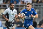 11 October 2014; Leinster's Ian Madigan breaks the Zebre defence on his way to scoring his side's first try. Guinness PRO12, Round 6, Zebre v Leinster. Stadio XXV Aprile, Parma, Italy. Picture credit: Ramsey Cardy / SPORTSFILE
