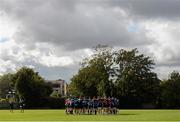 13 October 2014; Leinster players during squad training ahead of their European Rugby Champions Cup 2014/15, Pool 2, Round 1, against Wasps on Saturday. Leinster Rugby Squad Training, UCD, Belfield, Dublin. Picture credit: Stephen McCarthy / SPORTSFILE