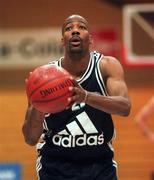 14 November 1998; Damon Shoultz of Killester during the ESB Superleague Basketball match between Dublin Bay Vikings and Killester at the National Basketball Arena in Tallaght, Dublin. Photo by Brendan Moran/Sportsfile