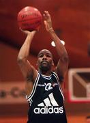 14 November 1998; Damon Shoultz of Killester during the ESB Superleague Basketball match between Dublin Bay Vikings and Killester at the National Basketball Arena in Tallaght, Dublin. Photo by Brendan Moran/Sportsfile