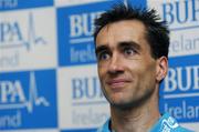 13 April 2007; Athlete Mark Carroll at a press conference ahead of the BUPA Great Ireland Run which will take place this Sunday in Phoneix Park. Jury's Hotel, Dublin. Photo by Sportsfile