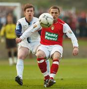 13 April 2007; Gary O'Neill, St. Patrick’s Athletic, in action against Dean Pooley, Bohemians. St. Patrick’s Athletic v Bohemians, eircom League Premier Division, Richmond Park, Dublin. Picture credit: David Maher / SPORTSFILE