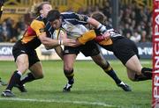 13 April 2007; Leinster hooker Brian Blaney heads towards the Dragons' try line. Magners League, Newport Gwent Dragons v Leinster, Rodney Parade, Newport, Gwent, Wales. Picture credit; Tim Parfitt / SPORTSFILE