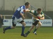 14 April 2007; Sean Ryan, Offaly, in action against Stephen Lalor, Laois. Cadbury U21 Leinster Football Final, Laois v Offaly, O'Moore Park, Portlaoise, Co. Laois. Picture credit; Pat Murphy / SPORTSFILE