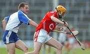 15 April 2007; Cathal Naughton, Cork, in action against Ken McGrath, Waterford. Allianz National Hurling League Semi - Final, Division 1, Waterford v Cork, Semple Stadium, Thurles, Co. Tipperary. Picture credit; Brendan Moran / SPORTSFILE