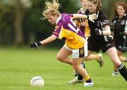 21 April 2007; Sharon Kehoe, Wexford, in action against Ruth Goodwin, Sligo. Suzuki Ladies National Football League Division 2 Semi-Final, Sligo v Wexford, Banagher, Co. Offaly. Picture credit; Matt Browne / SPORTSFILE