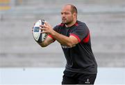 24 October 2014; Ulster's Rory Best during the captain's run ahead of their European Rugby Champions Cup 2014/15, Pool 3, Round 2, game against RC Toulon on Saturday. Ulster Rugby Captain's Run, Kingspan Stadium, Ravenhill Park, Belfast, Co. Antrim. Picture credit: John Dickson / SPORTSFILE