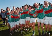 18 April 2007; Players from Sacred Heart, Clonakilty, Cork, celebrate at the end of the game. Pat The Baker Post Primary Schools All-Ireland Senior B Finals, Sacred Heart, Clonakilty, Cork v St. Joseph's, Rochfortbridge, Westmeath, Leahy Park, Cashel, Co. Tipperary. Picture credit: David Maher / SPORTSFILE
