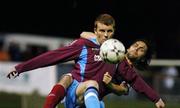 23 April 2007; Glen Fitzpatrick, Drogheda United, in action against Darragh Mcguire, St Patrick's Athletic. Setanta Cup Semi-Final, St Patrick's Athletic v Drogheda United, Richmond Park, Dublin. Picture credit: David Maher / SPORTSFILE