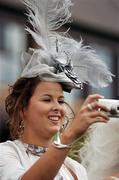 24 April 2007; Caitrin O'Rourke, from Tara, Co.Meath, at the Punchestown National Hunt Festival. Punchestown Racecourse, Co. Kildare. Picture credit: David Maher / SPORTSFILE