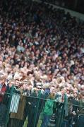 25 April 2007; Race fans await the start of the AON Hurdle. Punchestown National Hunt Festival, Punchestown Racecourse, Co. Kildare. Picture credit: Brian Lawless / SPORTSFILE