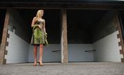 25 April 2007; Winner of the Newbridge Silverware Best Dressed Ladies Competition Sharon Murray, from Bray, poses for photographs. Punchestown National Hunt Festival, Punchestown Racecourse, Co. Kildare. Picture credit: Brian Lawless / SPORTSFILE