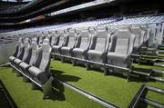 26 April 2007; A general view of the new seating for team officials and substitutes in the Hogan Stand at Croke Park. Croke Park, Dublin. Picture credit: Brendan Moran / SPORTSFILE