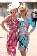27 April 2007; Race fans Jane and Katherine Mulrooney from Galway at the Punchestown National Hunt Festival. Punchestown Racecourse, Co. Kildare. Photo by Sportsfile