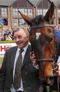 27 April 2007; Trainer Harry Rogers with Silent Oscar after winning the ACCBank Champion Hurdle. Punchestown National Hunt Festival, Punchestown Racecourse, Co. Kildare. Photo by Sportsfile