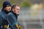 25 October 2014; Ireland joint managers Gregory O'Kane and Jeffrey Lynskey. 2014 U21 Hurling/Shinty International, Ireland v Scotland, Pairc Esler, Newry, Co. Down. Picture credit: Matt Browne / SPORTSFILE