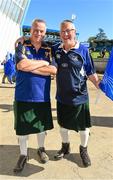 26 October 2014; Leinster supporters Michael, left, and Richard Cann, from Blackrock, Dublin, ahead of the game. European Rugby Champions Cup 2014/15, Pool 2, Round 2, Castres Olympique v Leinster. Stade Pierre Antoine, Castres, France. Picture credit: Stephen McCarthy / SPORTSFILE