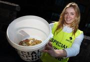 27 April 2007; Local volunteer Emma Davis, from Sutton, Co Dublin, collecting donations at Connolly Station, during the Special Olympics &quot;Road to China&quot; Collection Day, the aim of which is to provide more opportunities for people with a learning difficulty in their own communities and to help prepare Team Ireland for the 2007 World Games in China in October. Picture credit: David Maher / SPORTSFILE