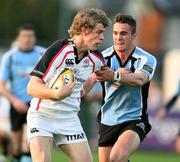 27 April 2007; Andrew Trimble, Ulster, is tackled by Francisco Leonelli, Glasgow Warriors. Magners League, Ulster v Glasgow Warriors, Ravenhill Park, Belfast, Co. Antrim. Picture credit: Oliver McVeigh / SPORTSFILE