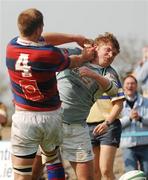 28 April 2007; Alan Trenier, Clontarf, attempts to strike Paul Neville, Garryowen. AIB League Division 1 Semi-Final, Clontarf v Garryowen, Castle Avenue, Clontarf, Dublin. Photo by Sportsfile