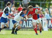 28 April 2007; Martin McPhail, UL Bohemians, is tackled by Tim Ryan, Cork Constitution. AIB League Division 1 Semi-Final, Cork Constitution v UL Bohemians, Temple Hill, Cork. Picture credit: Brendan Moran / SPORTSFILE