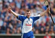 29 April 2007; Eoin Kelly, Waterford, celebrates after scoring his side's second last point against Kilkenny. Allianz National Hurling League, Division 1 Final, Kilkenny v Waterford, Semple Stadium, Thurles, Co. Tipperary. Picture credit: Brendan Moran / SPORTSFILE