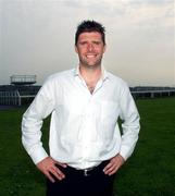 30 April 2007; Sunderland Chairman Niall Quinn in positive mood in Galway where he confirmed the dates of Sunderland's pre-season tour. Galway Race Course, Ballybrit, Co. Galway. Picture credit: Philip Cloherty / SPORTSFILE