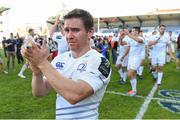 26 October 2014; Leinster's Eoin Reddan following his side's victory. European Rugby Champions Cup 2014/15, Pool 2, Round 2, Castres Olympique v Leinster. Stade Pierre Antoine, Castres, France. Picture credit: Stephen McCarthy / SPORTSFILE